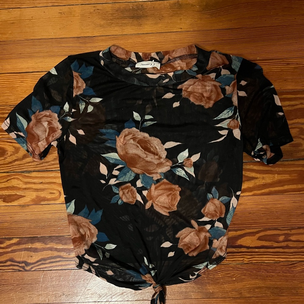 Translucent Rose Shirt - image 1